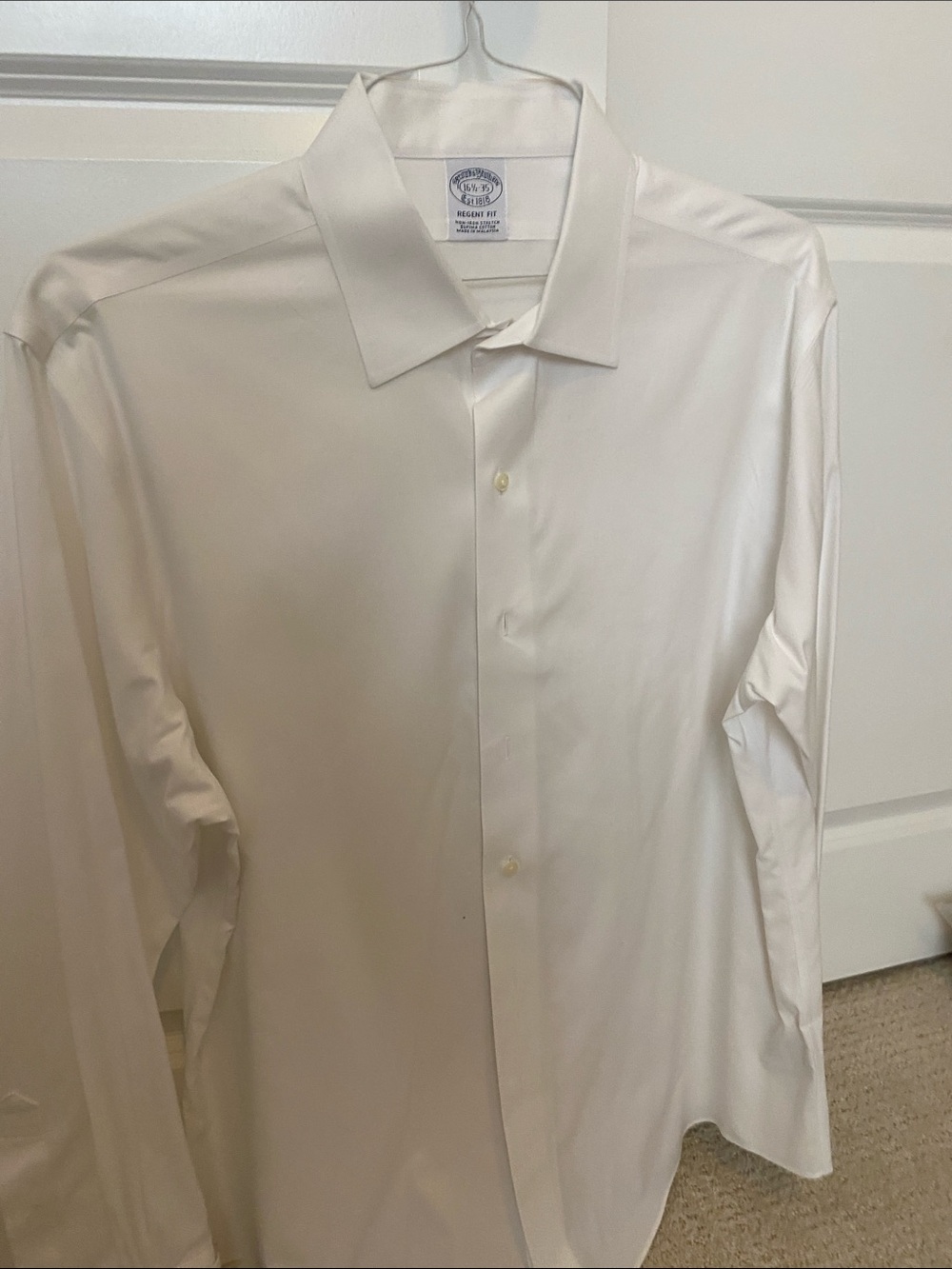 Brooks Brothers White Dress Shirt - Regent Fit